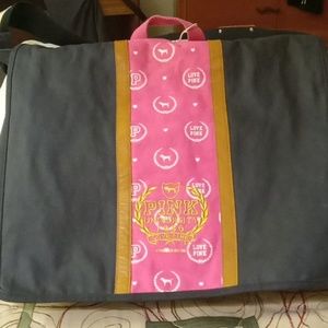 Pink Victoria  Secret  messenger  bag